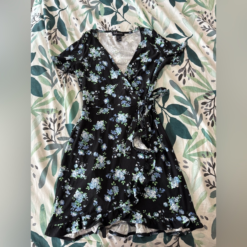 Floral Wrap Dress